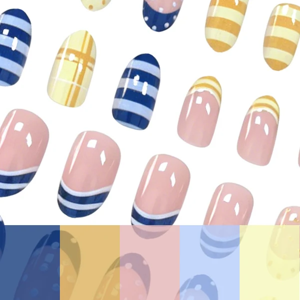 Trendy Geometric Nail Art Stornfield