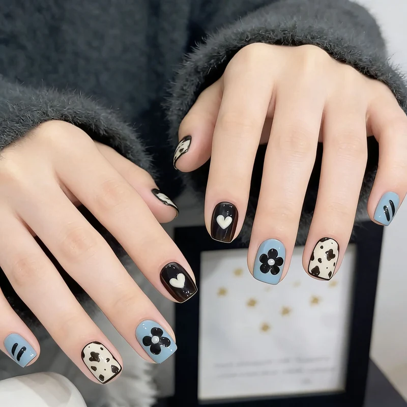 Trendy Floral Nail Art Enhancements Stornfield