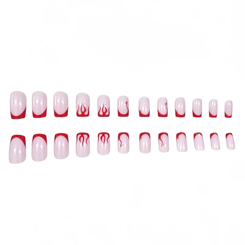 Trendy Flame Nail Art Enhancements Stornfield