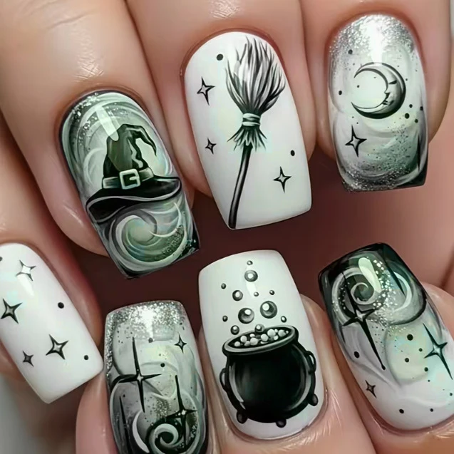 Themed Halloween Nail Art Set Stornfield