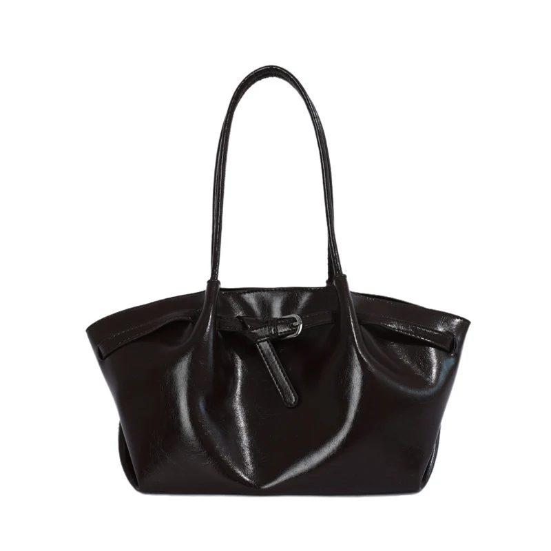 Sleek Minimalist Leather Tote Bag