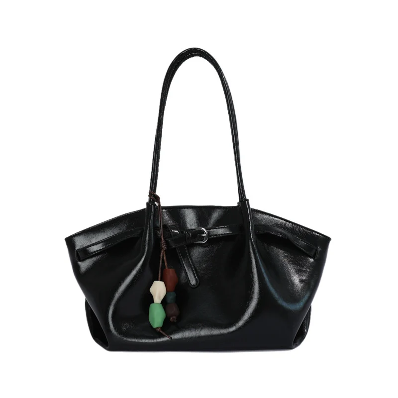 Sleek Minimalist Leather Tote Bag