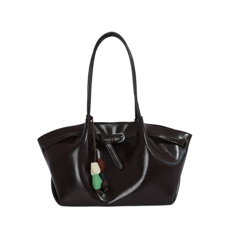 Sleek Minimalist Leather Tote Bag