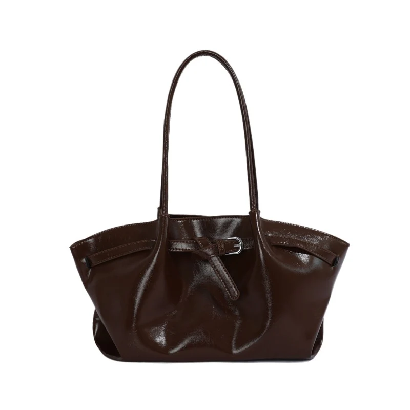 Sleek Minimalist Leather Tote Bag