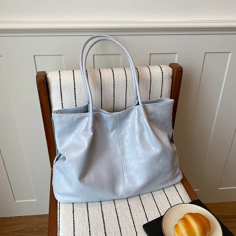 Luxurious Faux Leather Tote Bag