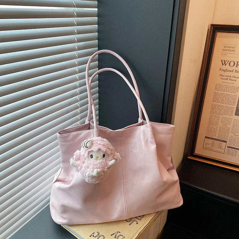 Luxurious Faux Leather Tote Bag