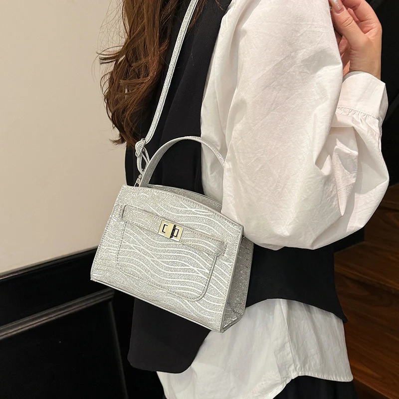 Elegant Structured Handheld Tote