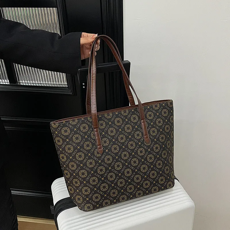 Elegant Monogrammed Tote Handbag