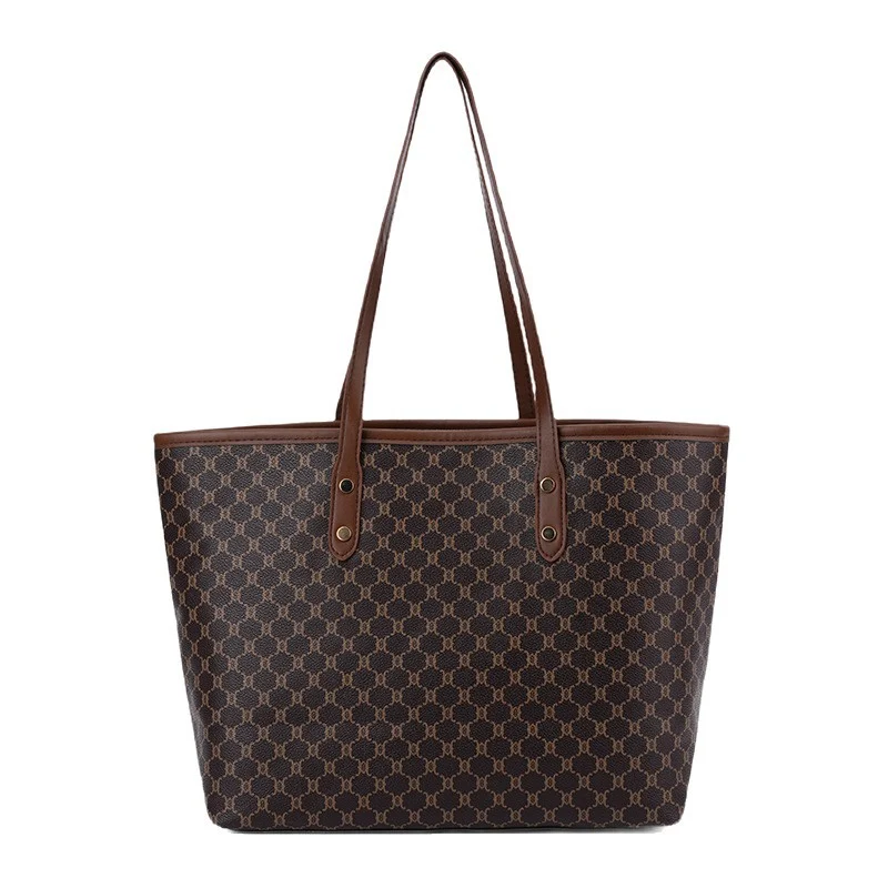 Elegant Geometric Print Tote Bag