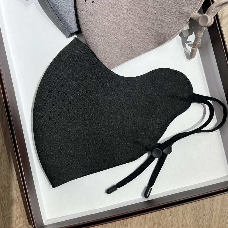 Contoured Breathable Fabric Face Mask with Adjustable Ear Cords Stornfield