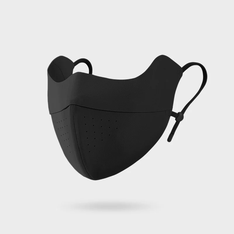 Three-Dimensional Contoured Breathable Reusable Face Mask with Adjustable Ear Loops and Micro Vent Perforations Stornfield