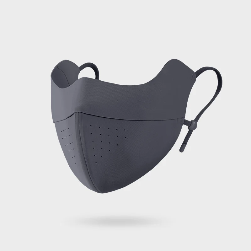 Three-Dimensional Contoured Breathable Reusable Face Mask with Adjustable Ear Loops and Micro Vent Perforations Stornfield