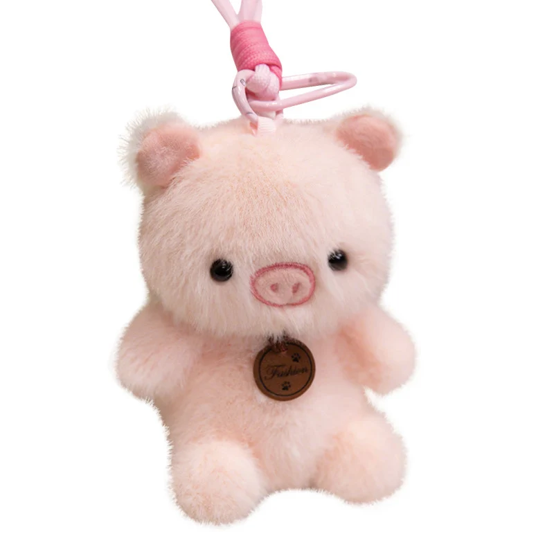 Plush Bunny Bag Charm Keychain with Long Floppy Ears and Clip Stornfield