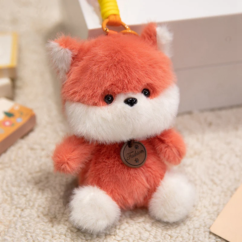 Plush Bunny Bag Charm Keychain with Long Floppy Ears and Clip Stornfield