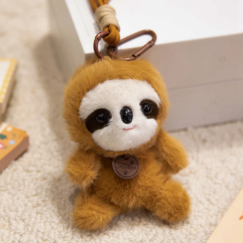 Plush Bunny Bag Charm Keychain with Long Floppy Ears and Clip Stornfield