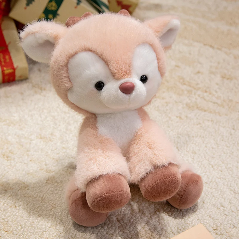 Soft Plush Sitting Deer Stuffed Animal with Ultra-Soft Fur Stornfield