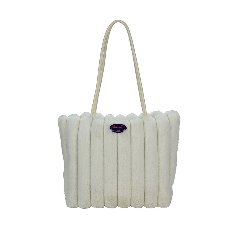 Plüsch-texturiertes Tote Bag
