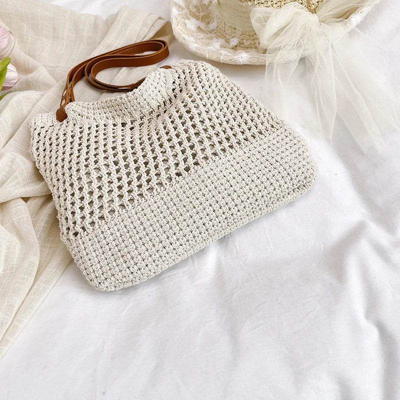Handgewebte Strandtasche