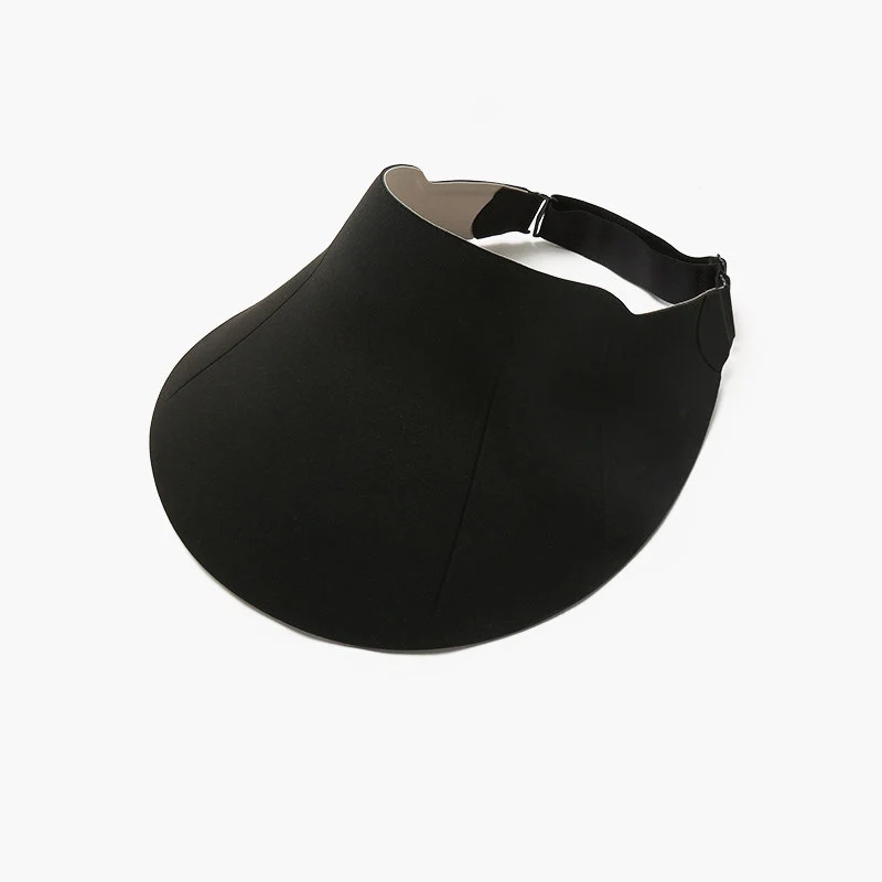 Wide-Curved Open-Top Sun Visor with Adjustable Back Strap Stornfield