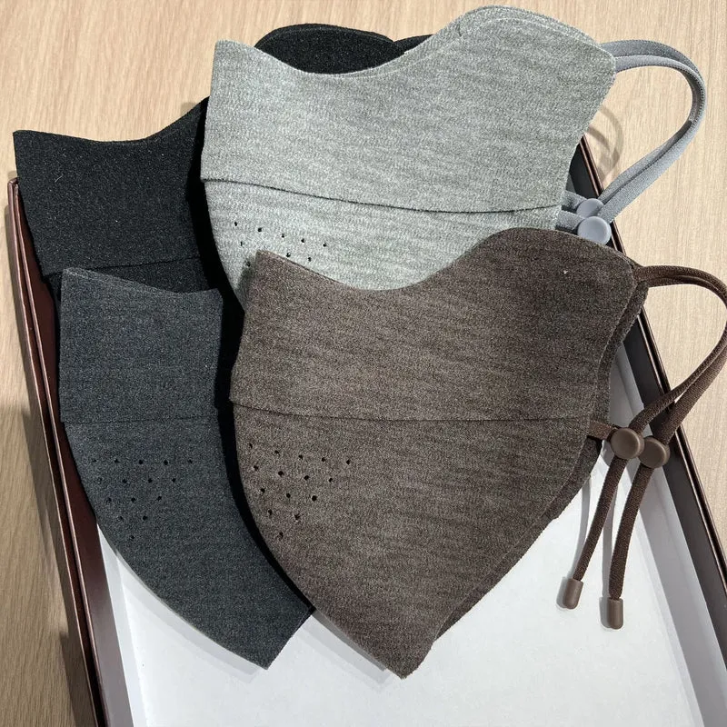 Sueded Reusable Face Mask with Breathable Perforation & Adjustable Ear Loops Stornfield