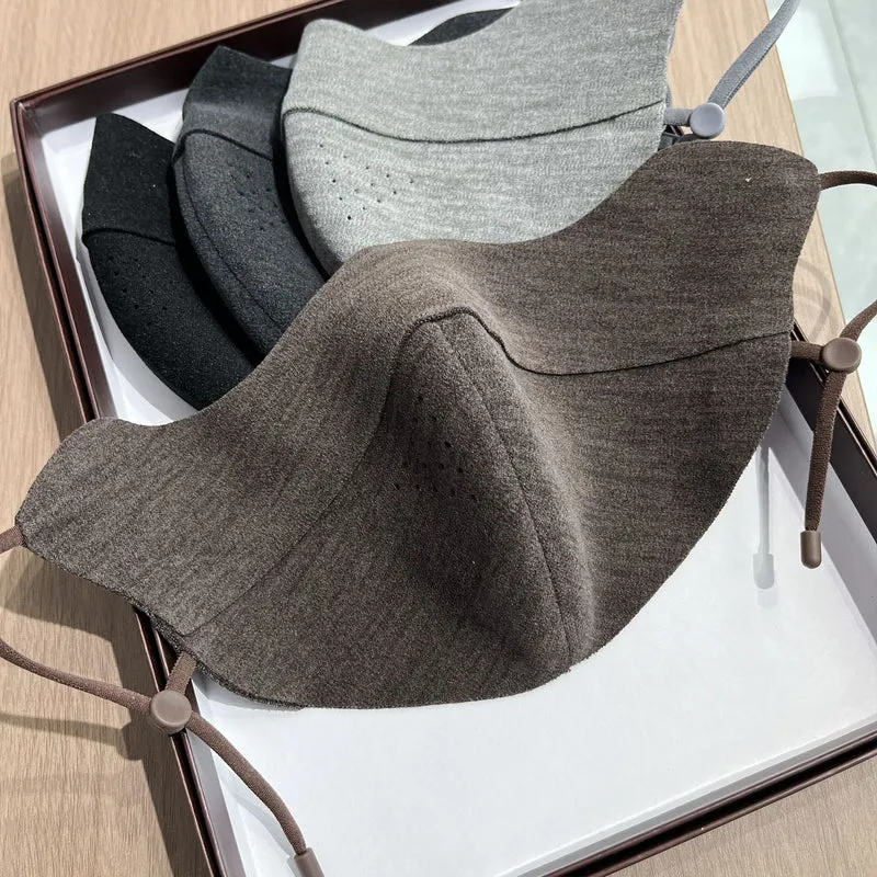 Sueded Reusable Face Mask with Breathable Perforation & Adjustable Ear Loops Stornfield