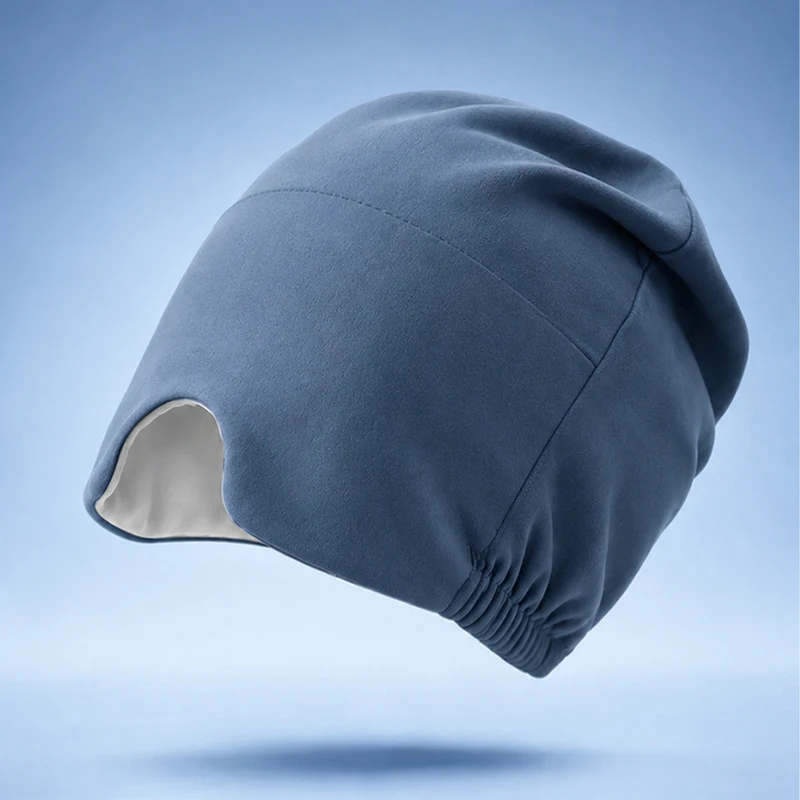 Silk-Lined Anti-Frizz Sleep Bonnet with Elastic Back Stornfield