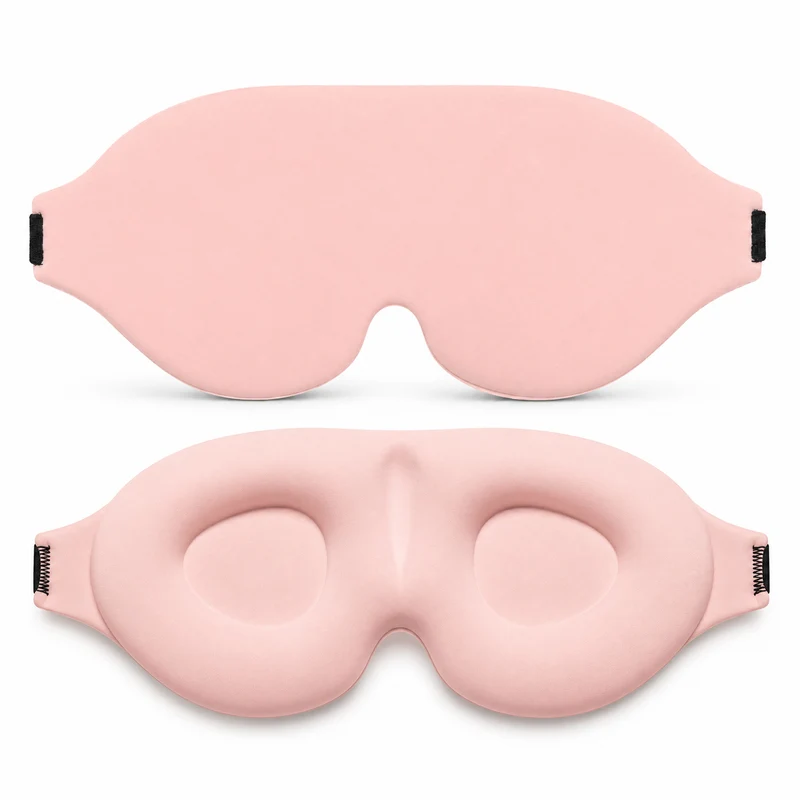 Sculpted Ergonomic Eye-Cup Memory-Foam Sleep Mask Stornfield