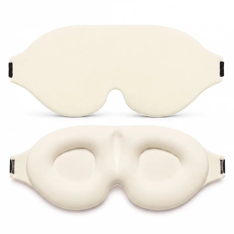 Sculpted Ergonomic Eye-Cup Memory-Foam Sleep Mask Stornfield