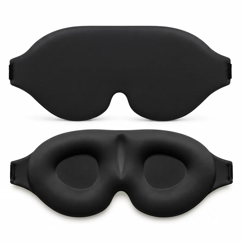 Sculpted Ergonomic Eye-Cup Memory-Foam Sleep Mask Stornfield