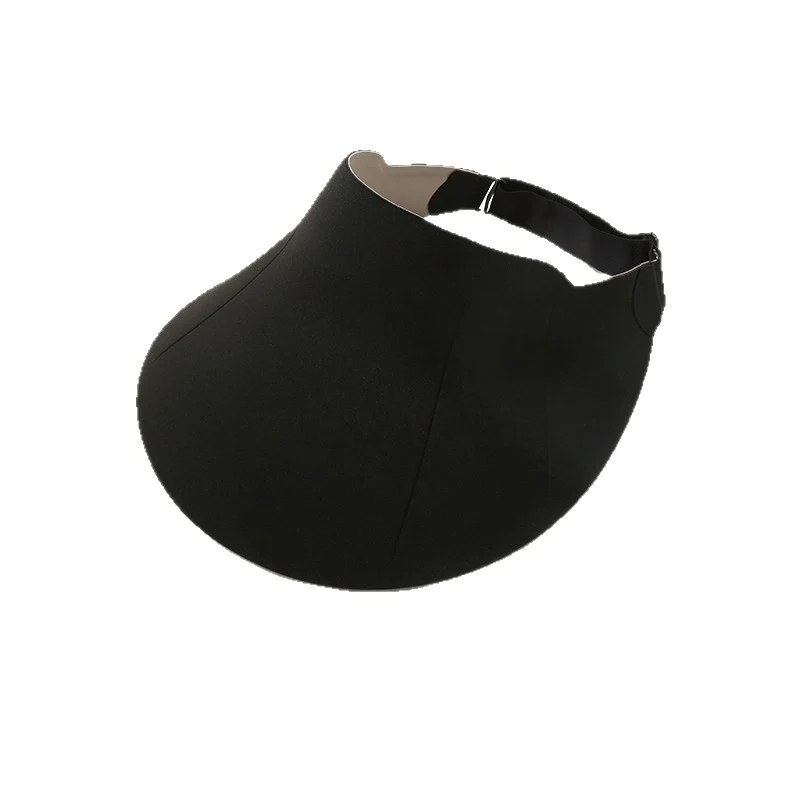 Oversized Curved-Brim Sun Visor with Adjustable Elastic Back Strap Stornfield