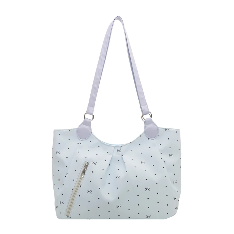 Stilvolle Polka Dot Schulter Tragetasche