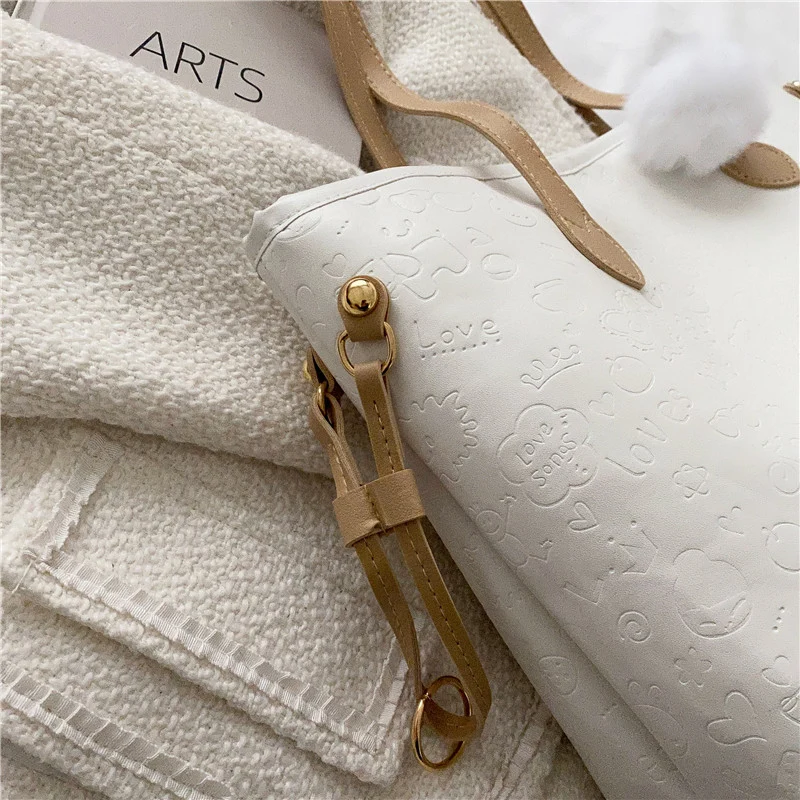 Stylische Präge-Schultertasche