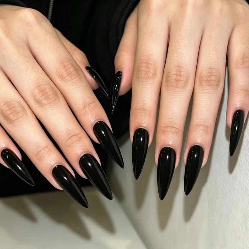 Glossy Stiletto Nail Enhancements Stornfield 1789915940