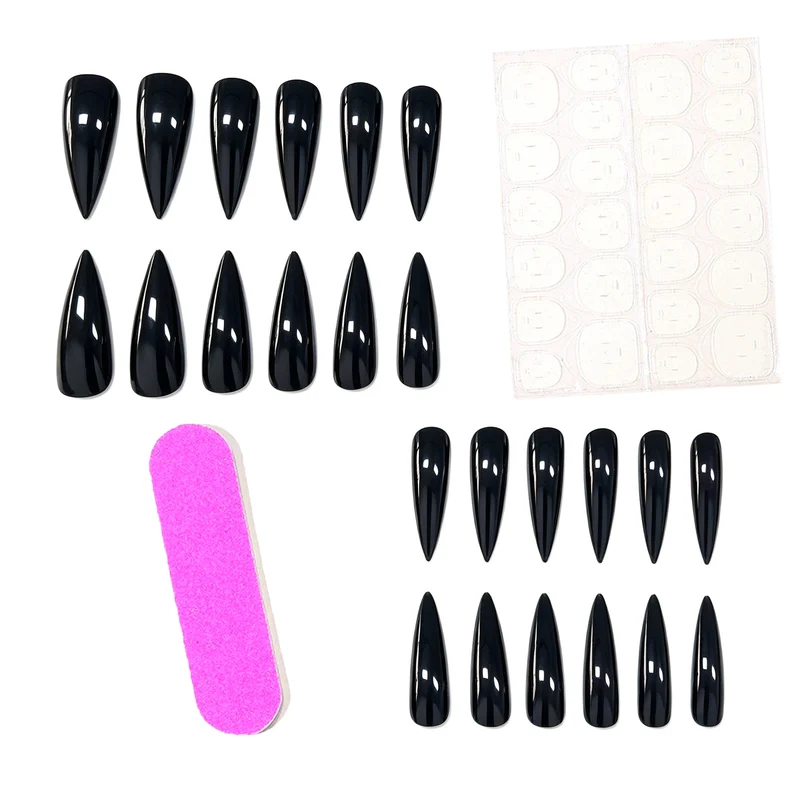 Glossy Stiletto Nail Enhancements Stornfield 1789915940