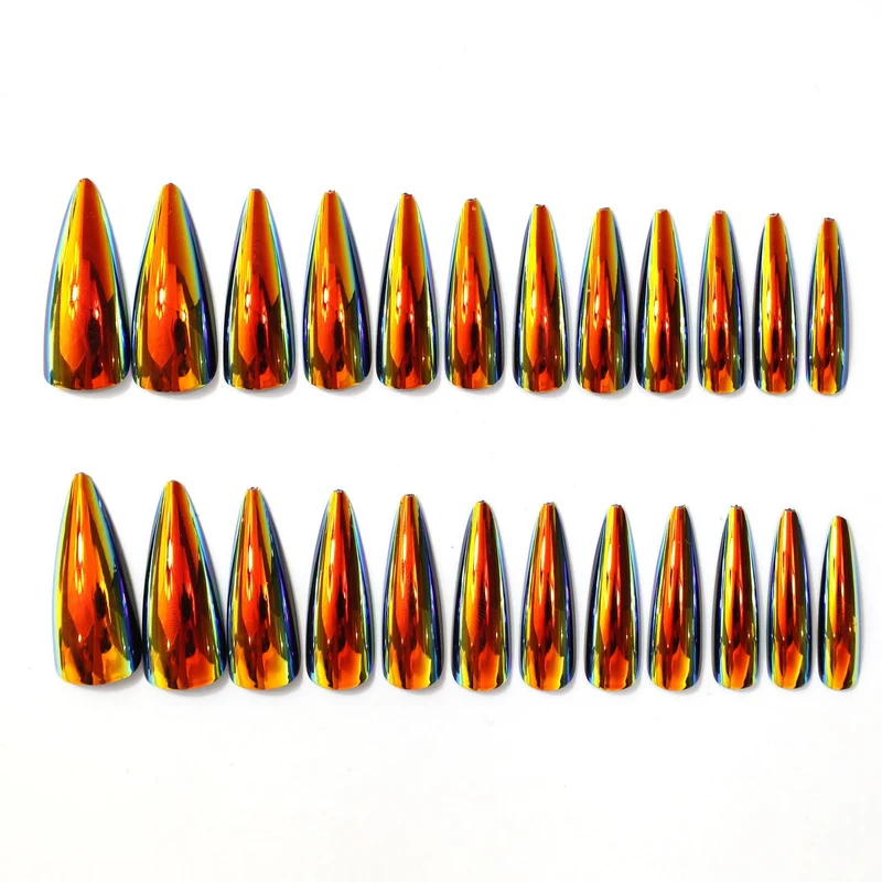 Glossy Stiletto Nail Art Stornfield