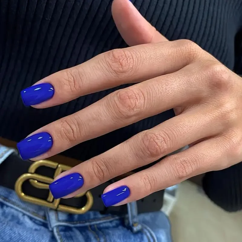 Glossy Square Nail Extensions Stornfield
