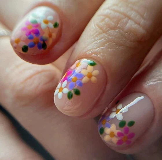 Floral-Themen Nagelkunst Set Karnz 1789915083