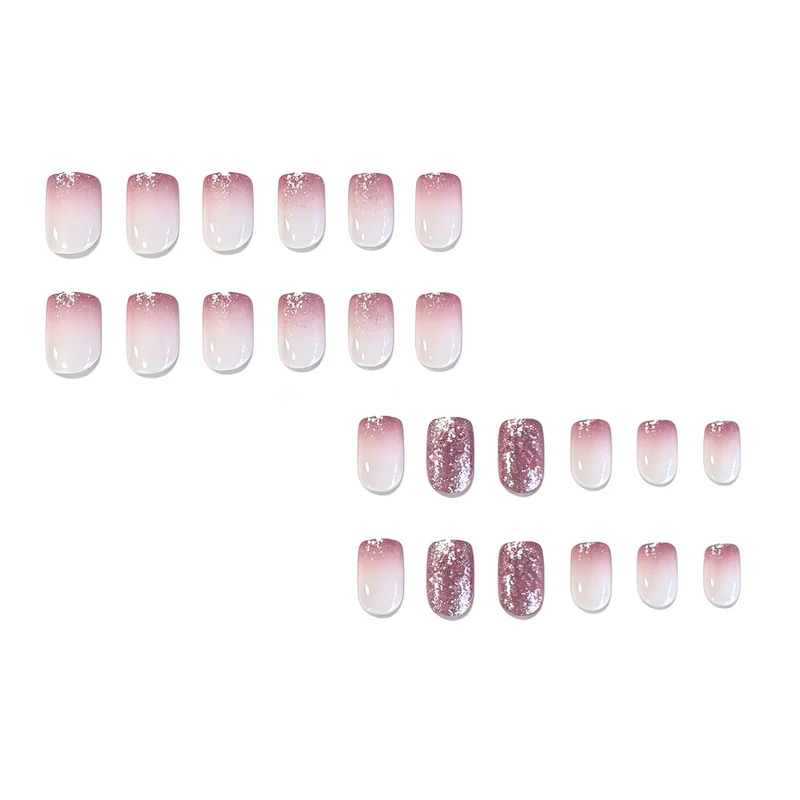 Glittery Ombre Nail Art Enhancements Stornfield