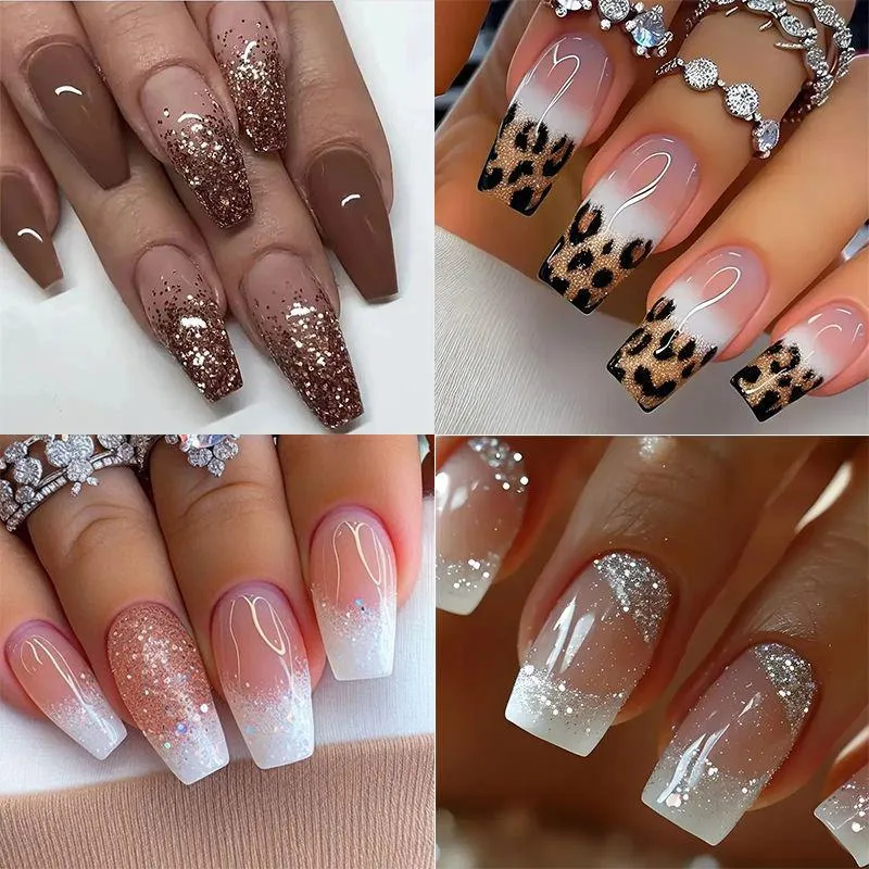 Glittery Ombre Nail Art Stornfield