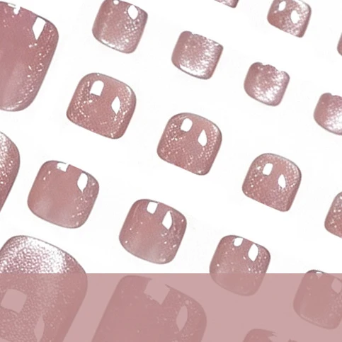 Glittering Pedicure Nail Enhancements Stornfield