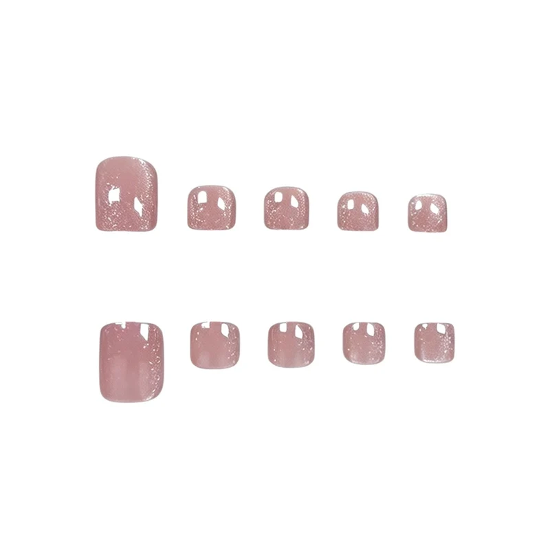 Glittering Pedicure Nail Enhancements Stornfield