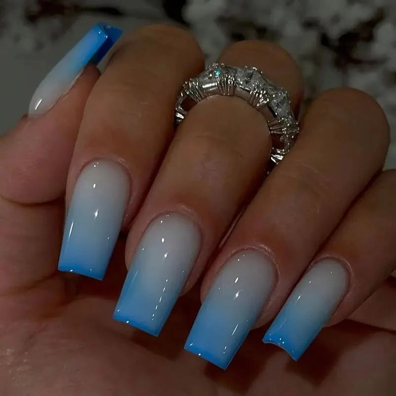 Glitter Ombre Nail Art Enhancements Stornfield