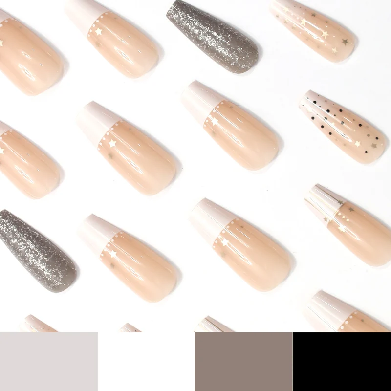 Glamorous Starry Nail Art Enhancements Stornfield
