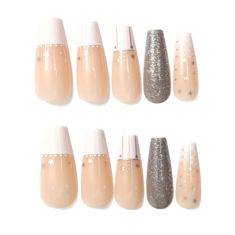 Glamorous Starry Nail Art Enhancements Stornfield