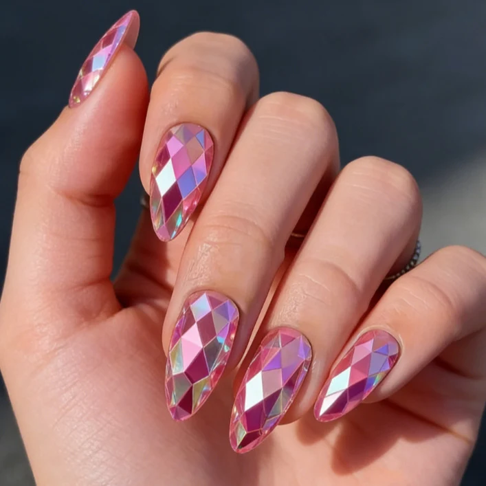 Glamorous Rhinestone Nail Enhancements Stornfield