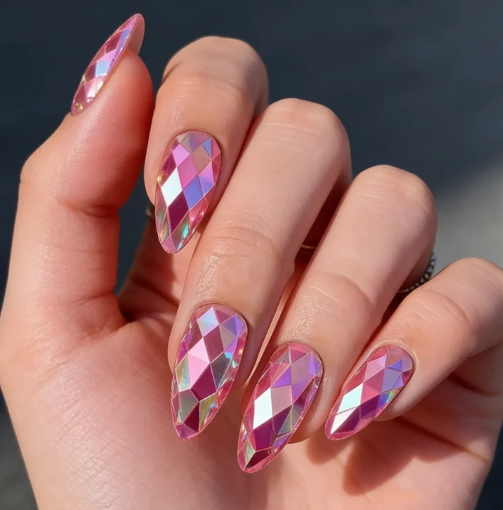 Glamorous Rhinestone Nail Enhancements Stornfield