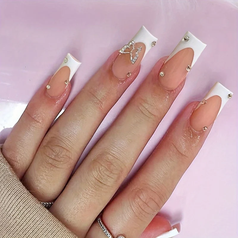 Glamorous Rhinestone Nail Art Stornfield