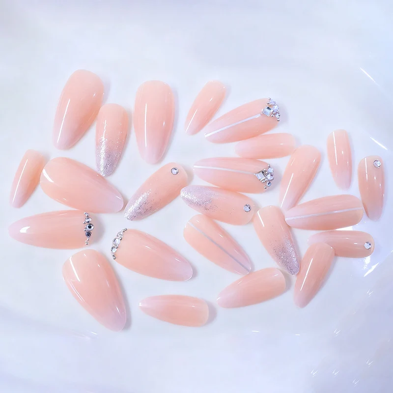 Glamorous Rhinestone-Embellished Nail Art Extensions Stornfield
