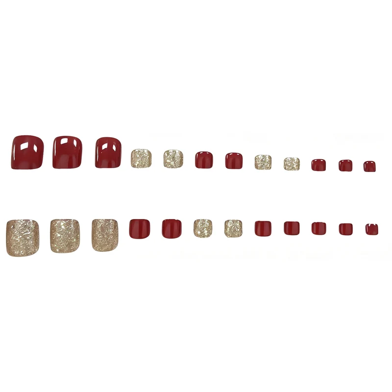 Glamorous Pedicure Nail Art Stornfield