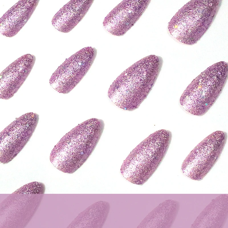 Glamorous Glittery Stiletto Nail Enhancements Stornfield